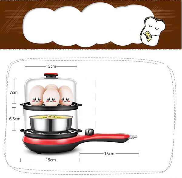 Household Breakfast Machine Stainless Steel Egg Steamer Egg Cooker Omelette Device Small Appliances Gift Gifts - Image 5