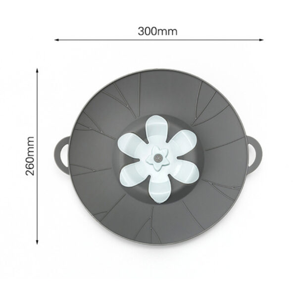 Kitchen Gadget Silicone Spill-Proof Pot Utensil Cover Kitchen Tools Flower Type Baking Tools - Image 2