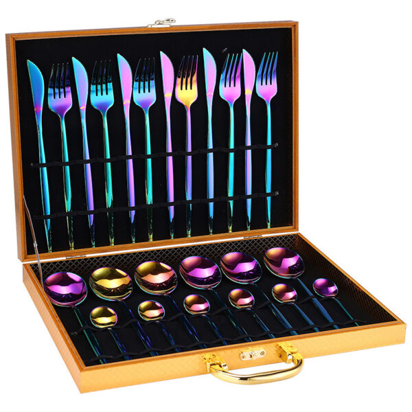 24pcs Luxury Cutlery Set - Image 9