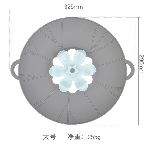 Kitchen Gadget Silicone Spill-Proof Pot Utensil Cover Kitchen Tools Flower Type Baking Tools - Image 3