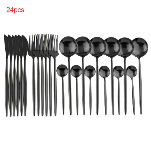 24pcs Luxury Cutlery Set - Image 6