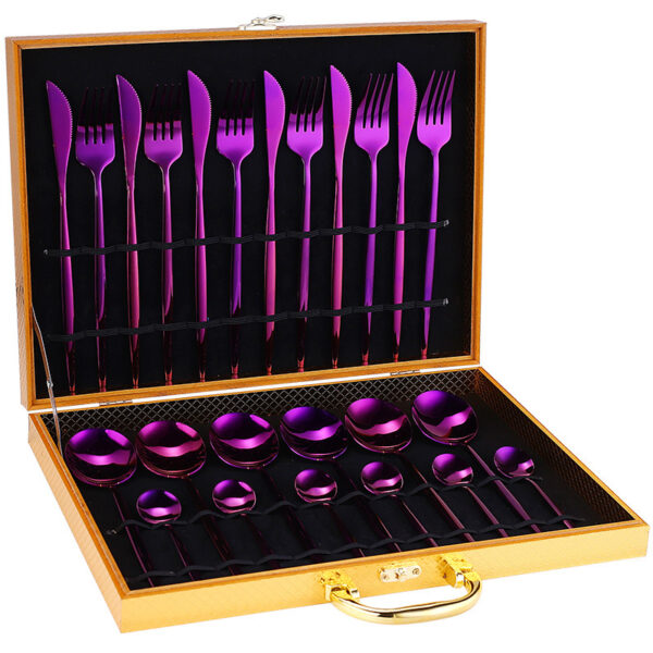 24pcs Luxury Cutlery Set - Image 10