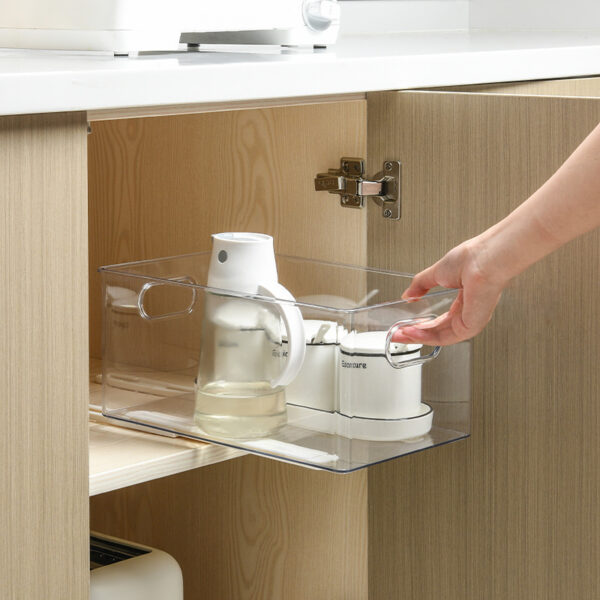 Multi-purpose Kitchen Bedroom Dormitory Storage Box Track Strip - Image 2