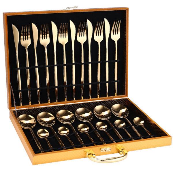 24pcs Luxury Cutlery Set - Image 7