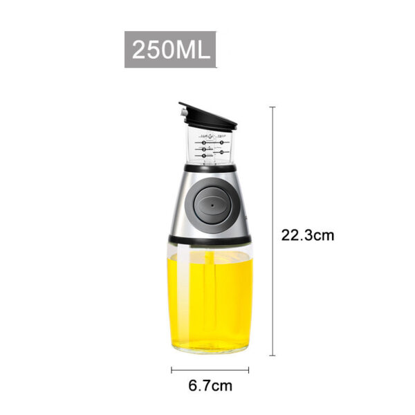 500ml Measurable Glass Bottle Oil Bottle Soy Bottle Kitchenware - Image 3