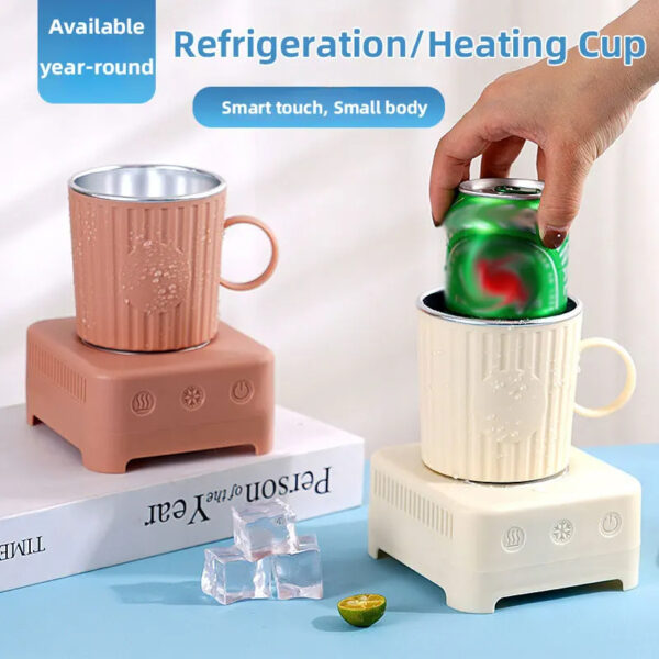 Mini Quick Cooling Cup Beer Beverage Rapid Refrigeration Ice Maker Machine Cold Drink Heating Home Dormitory Food Grade 400ml Kitchen Gadgets - Image 2