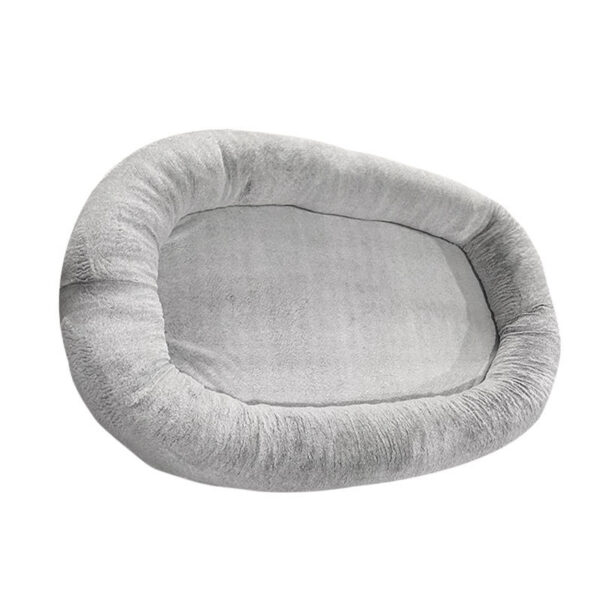 Large Human Short Plush Dog Bed - Image 3