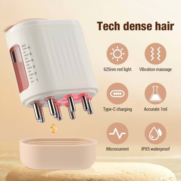 Red Light Vibration Massage Comb Scalp Medicine Import Micro Current - Image 7