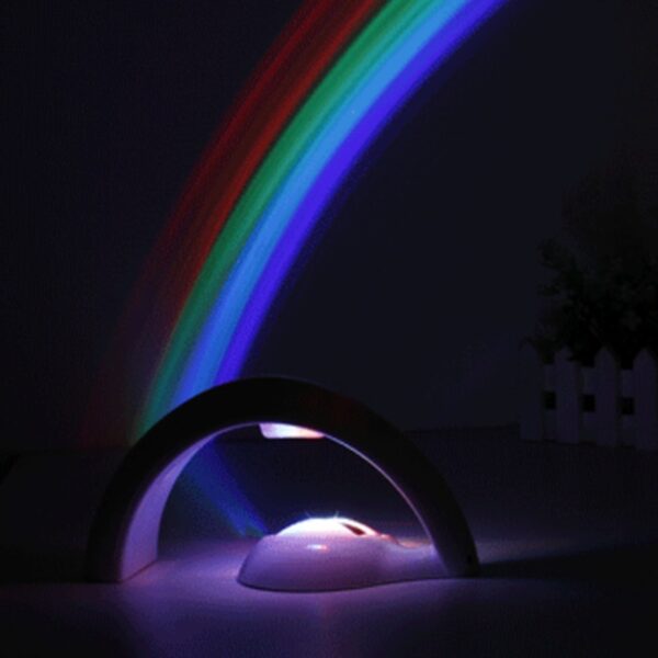 Novelty LED Romantic Sky Rainbow Colorful Projection Night Light - Image 7