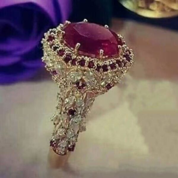 Hot Selling Jewelry European And American Style Diamond Ladies Ring - Image 6