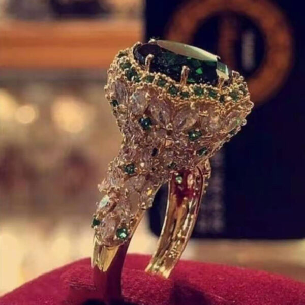 Hot Selling Jewelry European And American Style Diamond Ladies Ring - Image 4