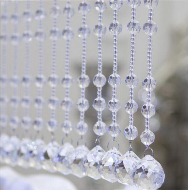 Pendant Curtain Loose Beads Crystal Ball Beads Glass Material Crystal Lamp Bead Curtain - Image 6