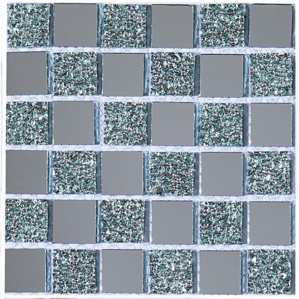 PVC Imitation Tile Sticker Waterproof and Oil-proof Kitchen Floor Wall Self-adhesive Wallpaper Mosaic Tempered Crystal Film - Image 2