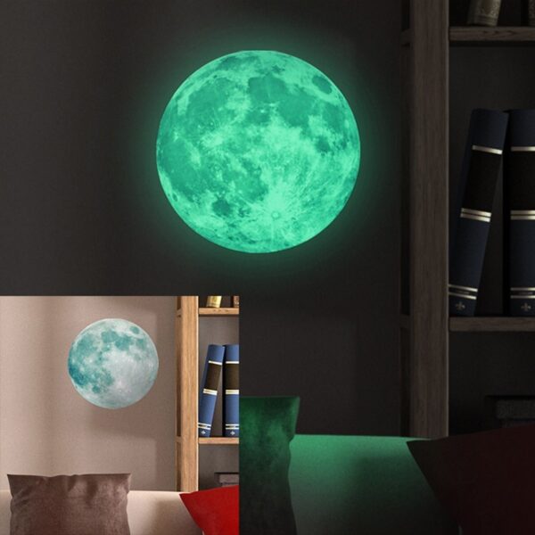 30CM Moon Decorative Wall Stickers - Image 3