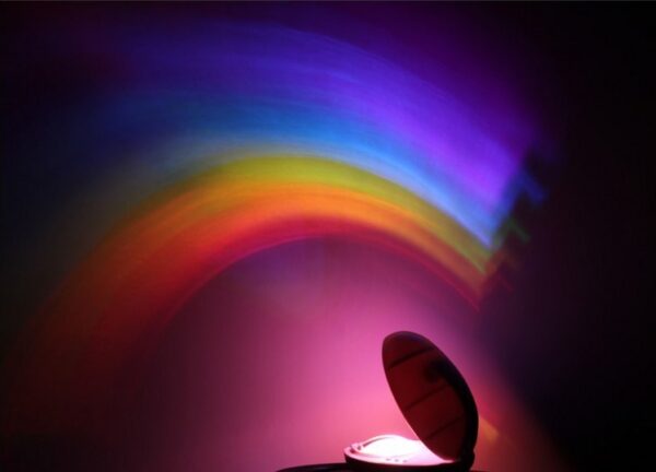 Novelty LED Romantic Sky Rainbow Colorful Projection Night Light - Image 2