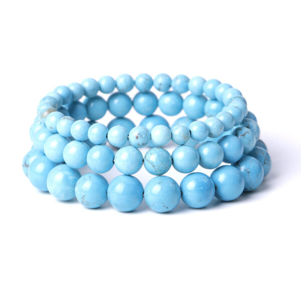 Natural stone turquoise bracelet - Image 5