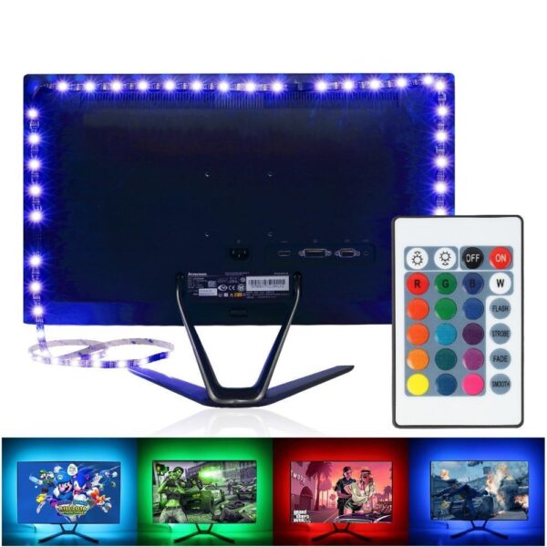 Color Changing LED Strip with Remote Control - Image 9