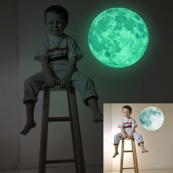 30CM Moon Decorative Wall Stickers - Image 2