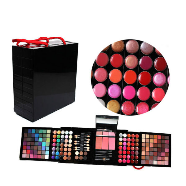 A Foreign Trade On Behalf Of Explosion Deluxe 177 Color Eye Shadow  Bronzing Plate Combination Makeup Set White Optional - Image 5