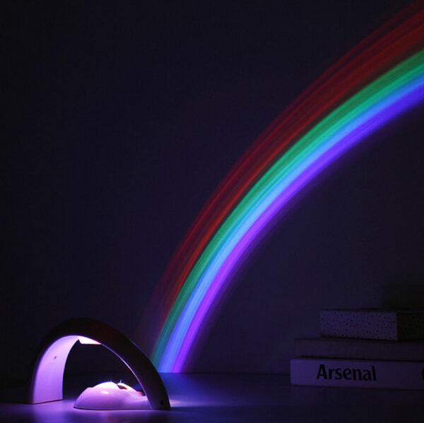 Novelty LED Romantic Sky Rainbow Colorful Projection Night Light - Image 8