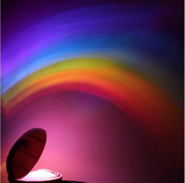 Novelty LED Romantic Sky Rainbow Colorful Projection Night Light - Image 3