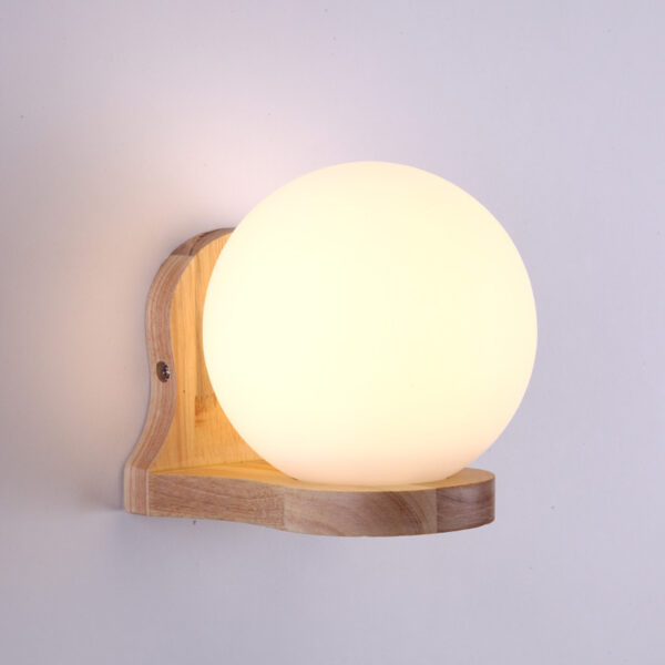 Modern creative household solid wood lamp - Image 7