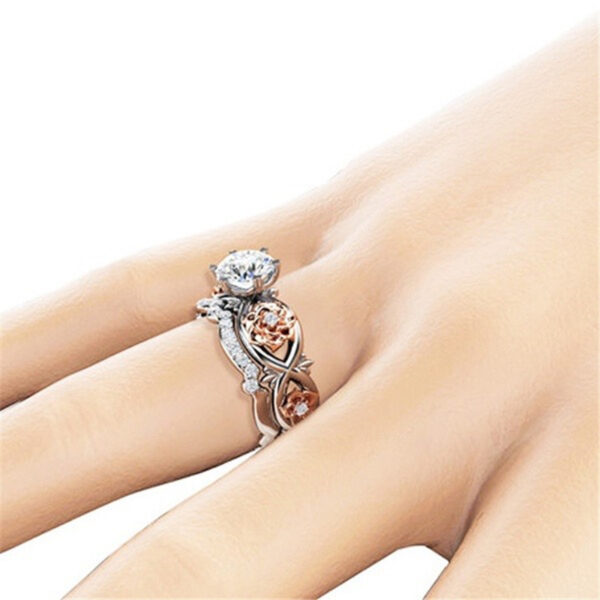 Color Rose Flower Ring - Image 3