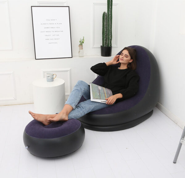 Lazy Bean Bag with Inflatable Folding Sofa - Image 5