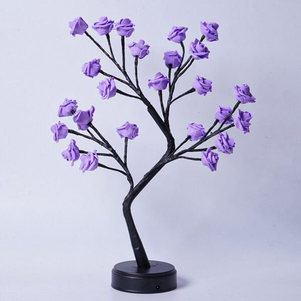 Table Lamp Flower Tree Rose Lamps Fairy Desk Night Lights USB Operated Gifts For Wedding Valentine Christmas Decoration - Image 4