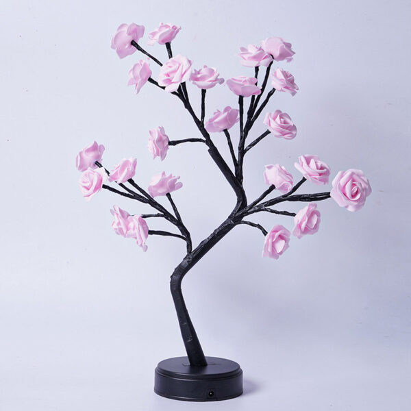 Table Lamp Flower Tree Rose Lamps Fairy Desk Night Lights USB Operated Gifts For Wedding Valentine Christmas Decoration - Image 9