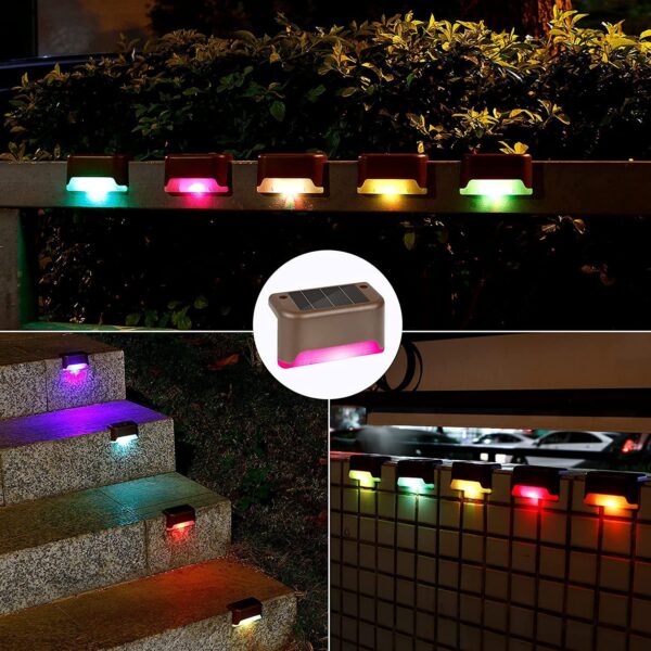 Solar Step Light Outdoor Garden Light Night Light LED Guide Light Ladder Stair Light Balcony Decoration Waterproof - Image 4