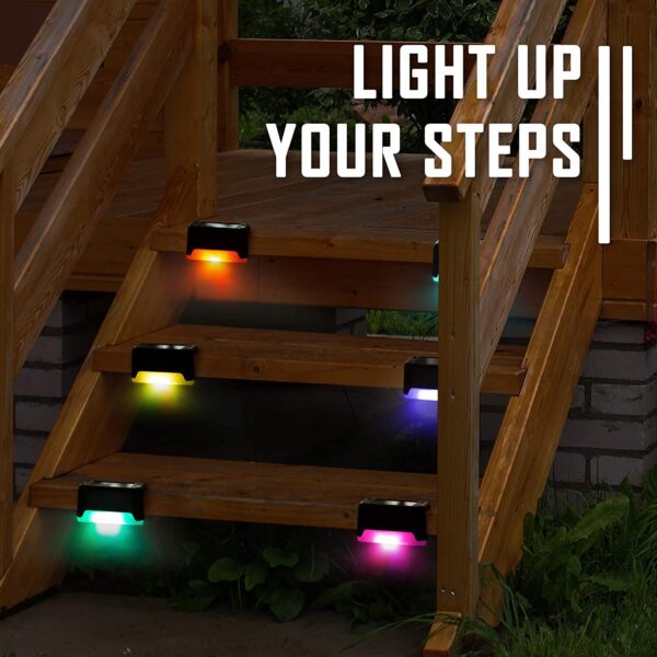 Solar Step Light Outdoor Garden Light Night Light LED Guide Light Ladder Stair Light Balcony Decoration Waterproof - Image 6