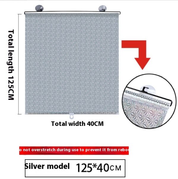 Household Window Sun Protection Punch-free Shading Balcony Shutter - Image 5