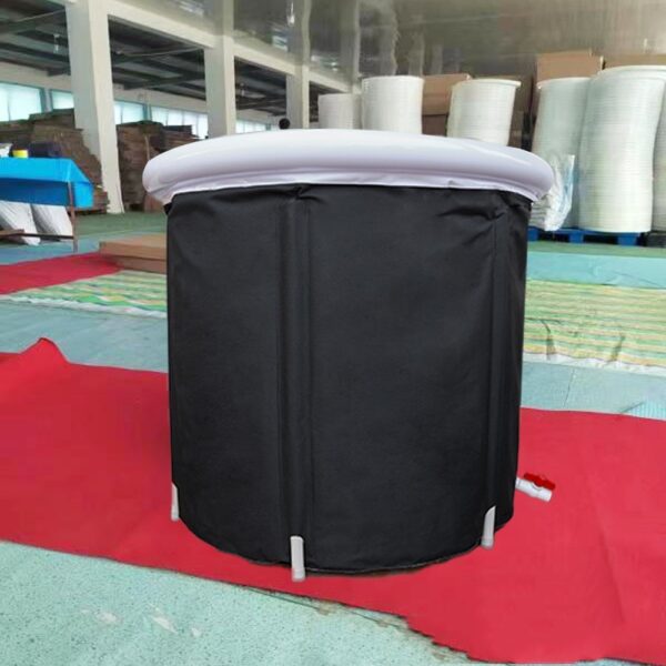 Portable Ice Baths Inflatable Air Ring PVC Bath Bath Household Bath Tub Holder Foldable Bath Tub For Recovery Therapy Outdoor - Image 4