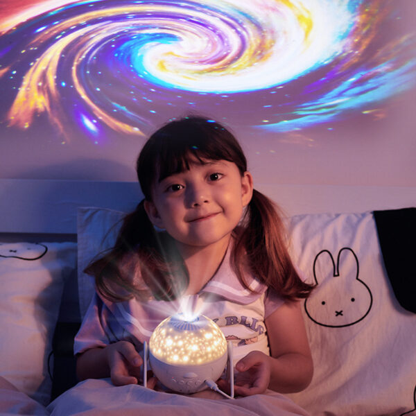 Galaxy Projector Starry Sky Projection Bedroom Bedside Decoration Night Light - Image 2