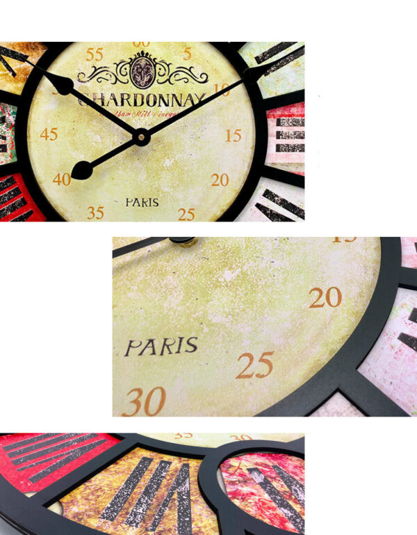 Restaurant Bar Decoration Cafe Wall-hung Clocks And Watches - Image 5